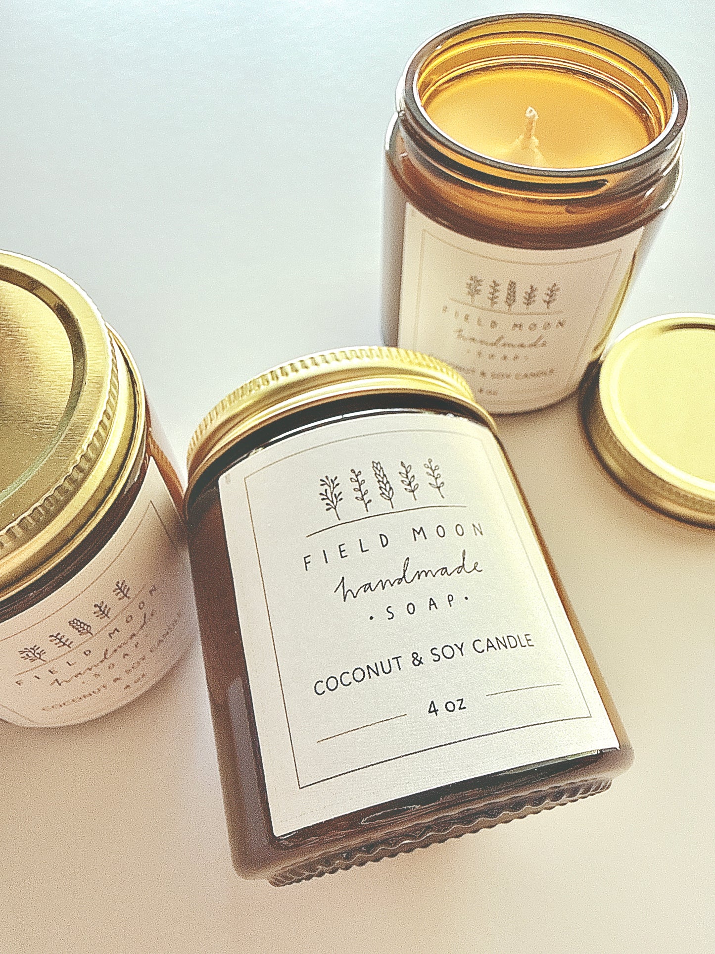 Field Moon Candle