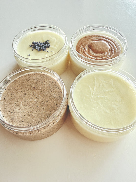 Emulsified Sugar Scrub -Soft, glowing skin starts here.