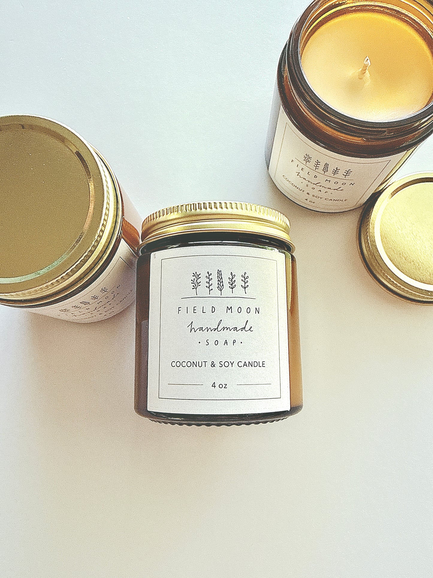 Field Moon Candle