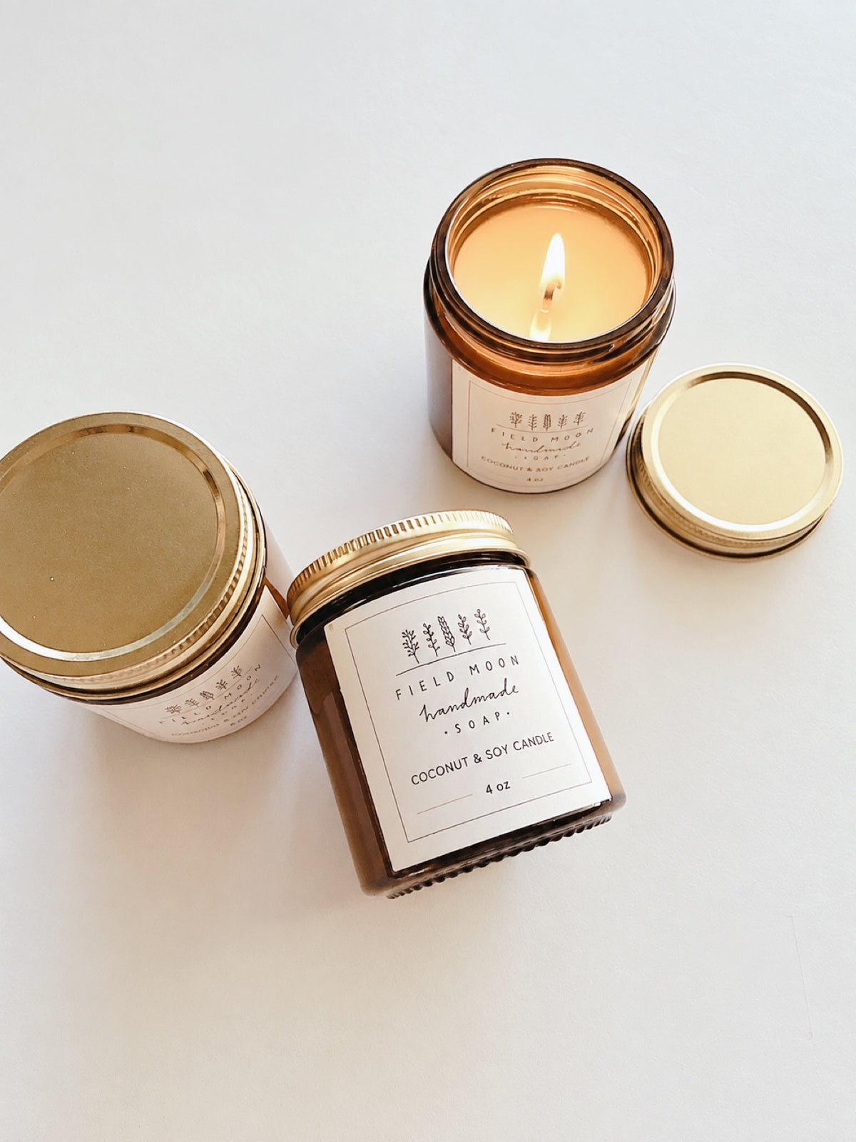 Field Moon Candle